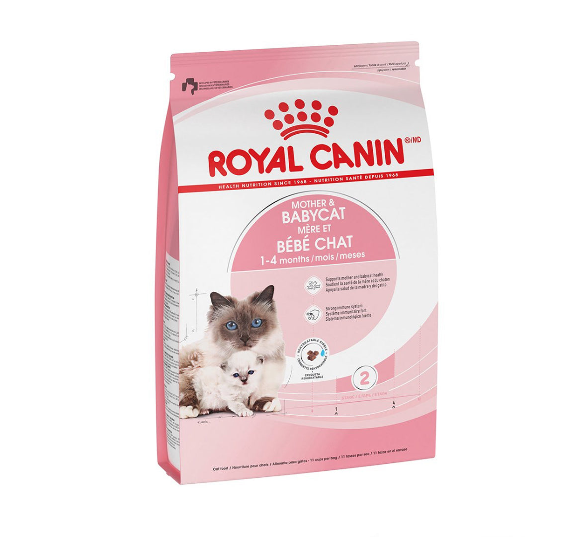 Royal Canin Mom & BabyCat Alimento Seco para Gestación / Lactancia o Destete para Gato, 1.37 kg
