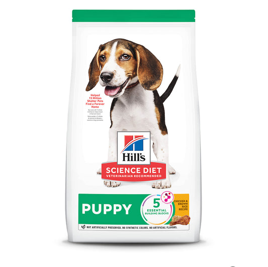 Hill's Science Diet Puppy Alimento Seco para Cachorro Raza Mediana Receta Pollo, 12.5 kg