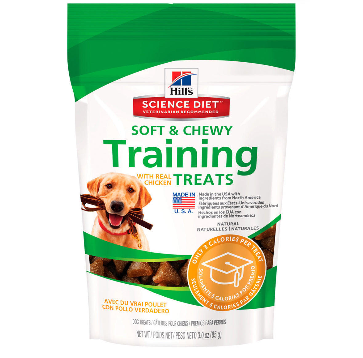 Hill's Science Diet Soft & Chewy Premio Suave para Entrenamiento para Perro Receta Pollo, 85 g