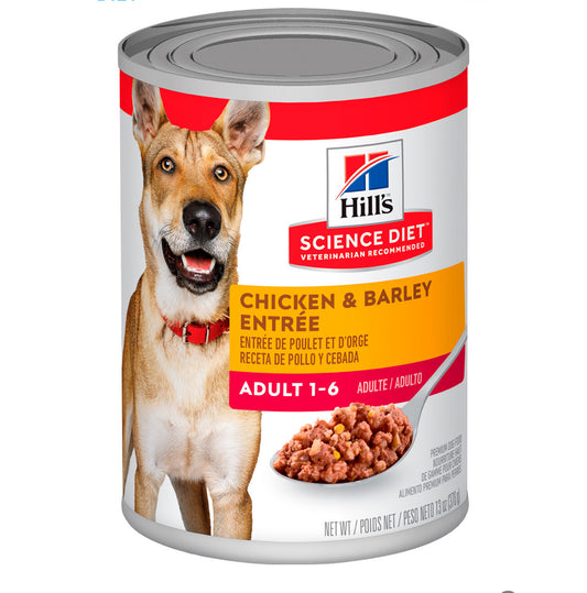 Hill's Science Diet Alimento Húmedo para Perro Adulto Todas las Razas Receta Pollo, 370 g