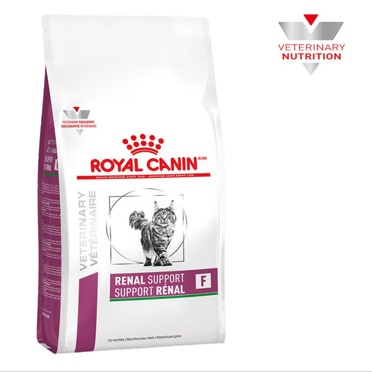 Royal Canin Veterinary Diet Alimento Seco Soporte Renal F para Gato Adulto, 1.37 kg