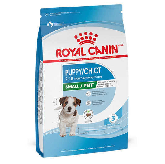 Royal Canin Alimento Seco para Cachorro Raza Pequeña Small/Petite de 2 a 10 Meses, 1.14 kg