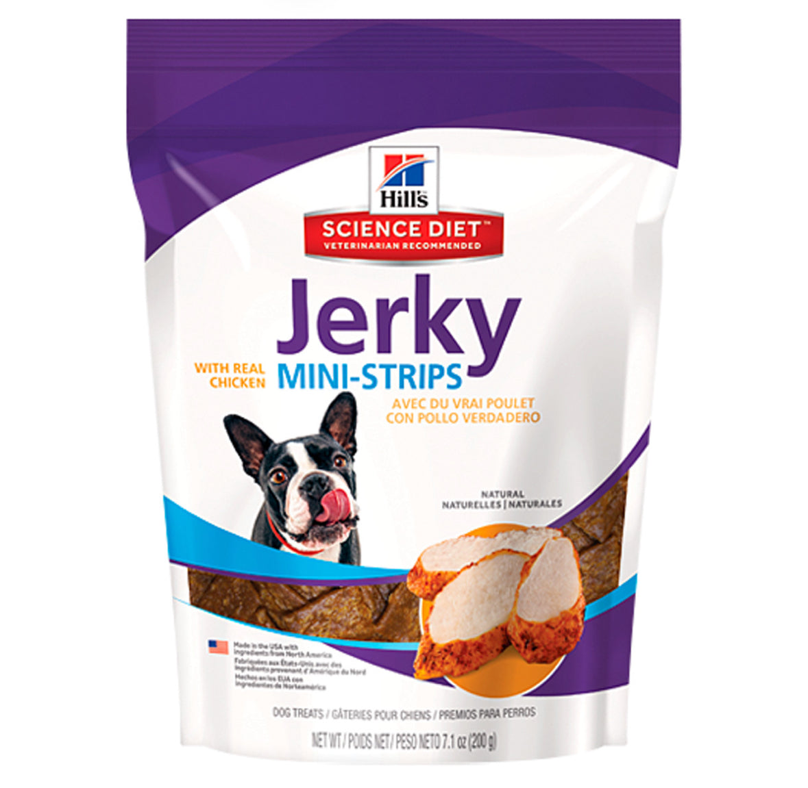 Hill's Science Diet Jerky Premio Suave en Tiras para Perro Receta Pollo, 200 g