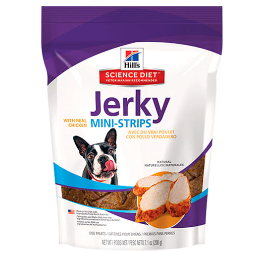 Hill's Science Diet Jerky Premio Suave en Tiras para Perro Receta Pollo, 200 g