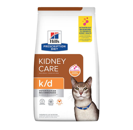Hill's Prescription Diet k/d Alimento Seco Cuidado Renal (Kidney Care) para Gato Adulto, 1.8 kg