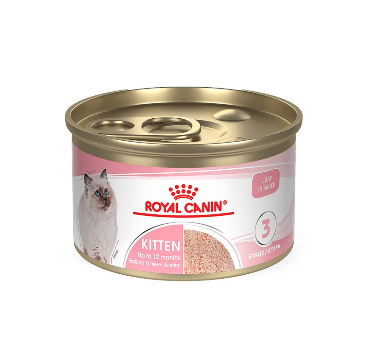 Royal Canin Alimento Húmedo para Gatito Hasta los 12 Meses, Loaf in Sauce, 145 g