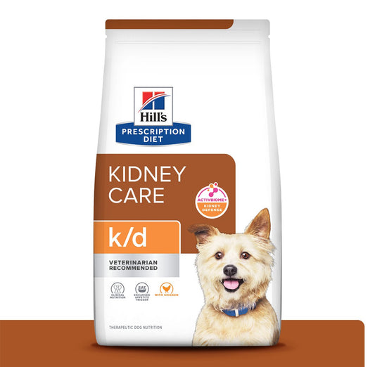 Hill's Prescription Diet k/d Alimento Seco Renal (Kidney Care) para Perro Adulto, 3.9 kg
