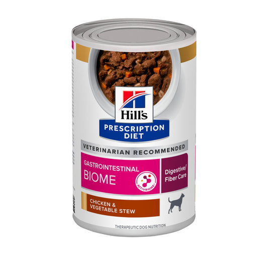 Hill's Prescription Diet Gastrointestinal Biome Alimento Húmedo para Perro Adulto, 350 g
