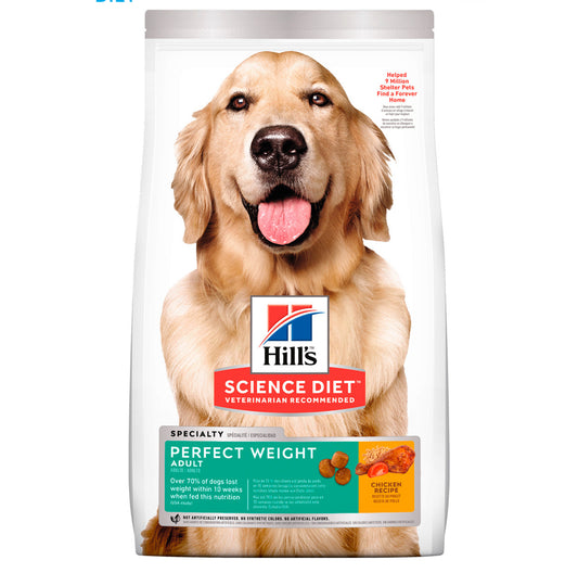 Hill's Science Diet Alimento Seco Control de Peso para Perro Adulto Raza Mediana, 11.3 kg