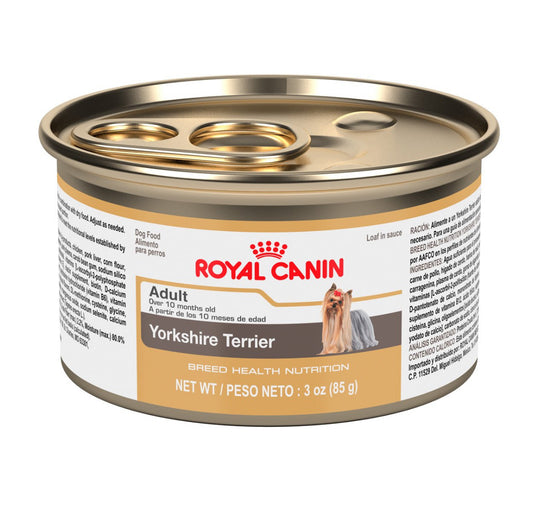 Royal Canin Alimento Húmedo para Perro Adulto Raza Yorkshire Terrier Receta Pollo, 85 g
