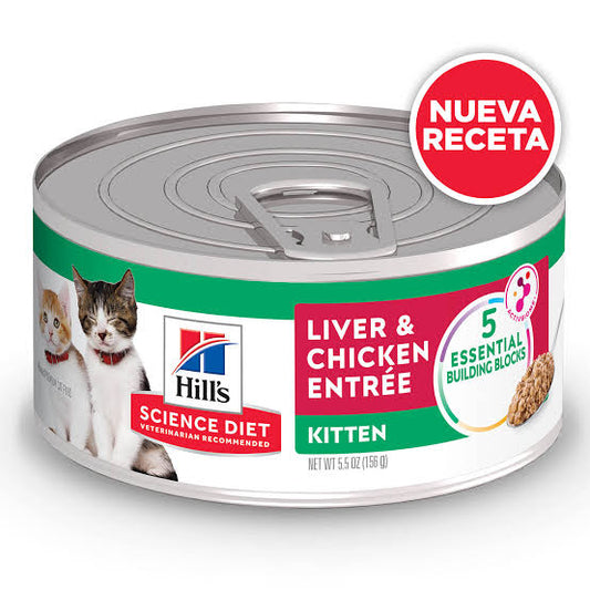 Hill’s Kitten Lata Liver & Chicken Entreé 5.5oz Hill’s