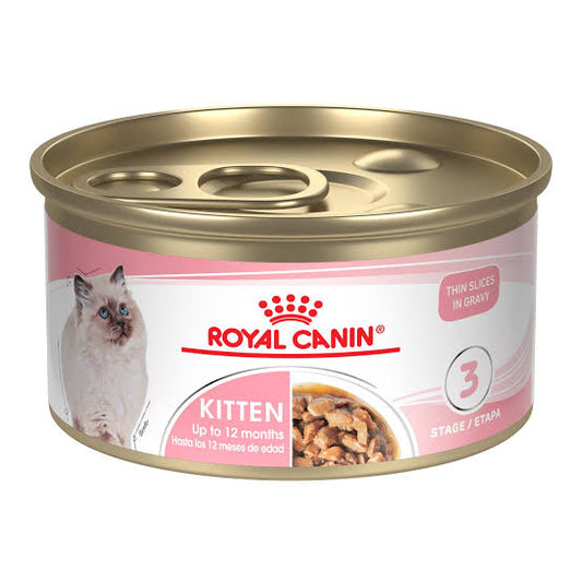 Royal Canin Alimento Húmedo para Gatito Hasta los 12 Meses, Thin slices in Gravy, 85 g