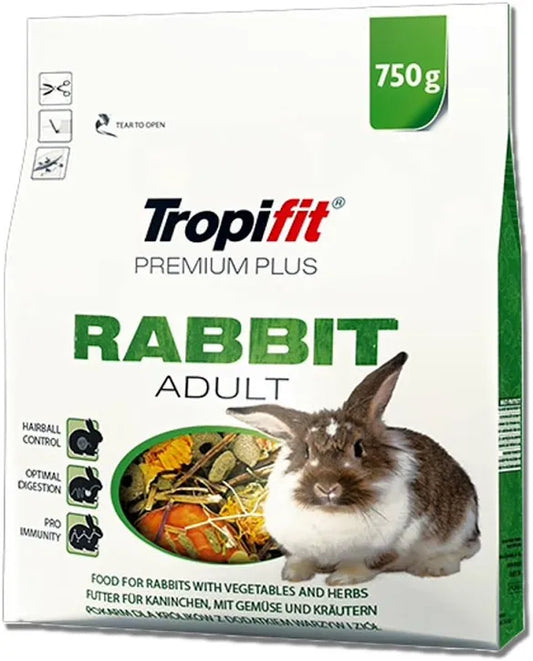 Tropifit Premium Plus Rabbit Adult 750gr